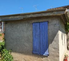 Abris vu extérieur avant travaux