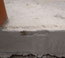 Petit souci sur le ciment hydrofuge