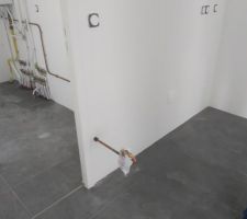 Enfin l'arriv&eacute;e gaz dans la cuisine !