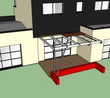 Schéma du projet pergola à venir