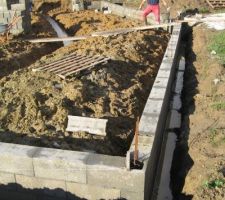 Il pleut souvent ça ralentie les travaux