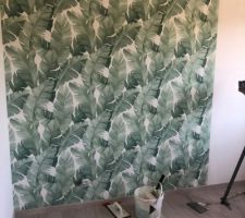 Papier peint dans la salle de jeu