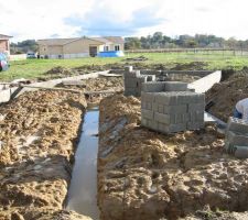 Il pleut souvent ça ralentie les travaux