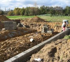 Il pleut souvent ça ralentie les travaux