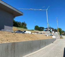 Mur de soutènement accès nord