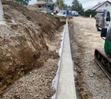 Mur de sout&egrave;nement en L