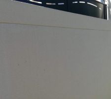 Fissure de 5 m horizontale sous la terrasse