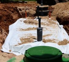 Fin fosse septique et debut Piscine
