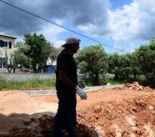 Fin fosse septique et debut Piscine
