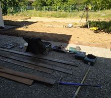 Mise en place des bandes de rive