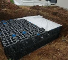 Casiers alvéolaires en place