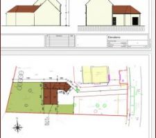 Agrandissement de notre maison. plans.