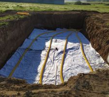 Geotextile + drain