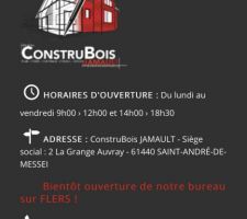 Contact constructeur maison ossature bois dans l'Orne