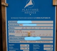 Notre panneau tant attendu :)