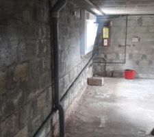 Mur sud du sous-sol