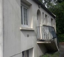 Façade sud de la maison