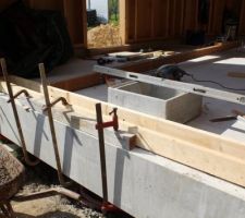 Coffrage seuil baie vitr&eacute;e