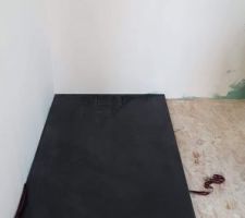 Pose du receveur Duravit Stonetto pour l'étage