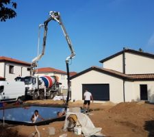 Beton coulé dans les murs