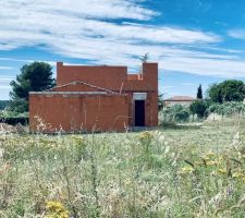 Élévation des murs en cours