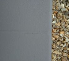 Peinture PRB siloflex en gpa sur fisure seuil.