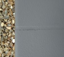 Peinture PRB siloflex en gpa sur fisure seuil.