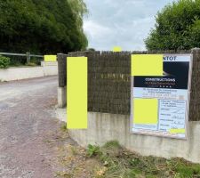 Permis de construire affiché!