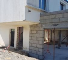 Ouvertures dans la maçonnerie existante