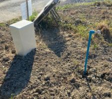 Le compteur + robinet d'eau !