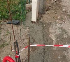 Fondations murs entre mon lot et l'entrée sur la rue