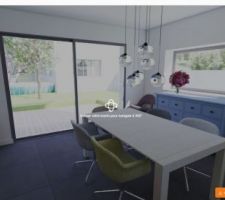Salle à manger - simulation Kozikaza