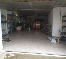 Carrelage garage grandes eaux