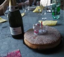 Anniversaire le jour de la pose de la cuisine en petit comité..