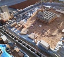 Construction du mur de sous bassement