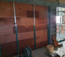 Cloison garage / salon