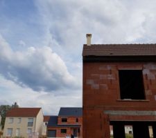 Cheminée posée