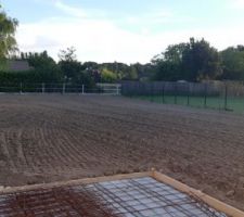 Travaux dans le jardin