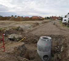 Terrain en cours de viabilisation