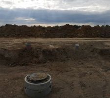 Terrain en cours de viabilisation