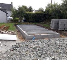 Le plancher garage hourdis béton !
