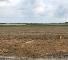 Terrain termin&eacute; et born&eacute;