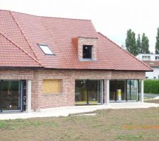Toiture presque terminee