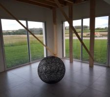 Luminaiez Moooi Random Light en 80cm pour le vide sur s&eacute;jour