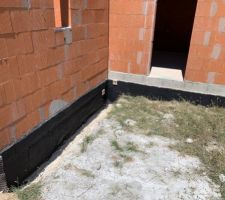 Protection du VS, passage enduit bitumeux