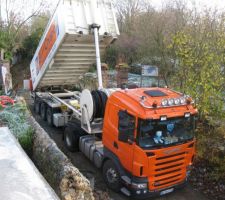 Coulage des chapes des planchers chauffant