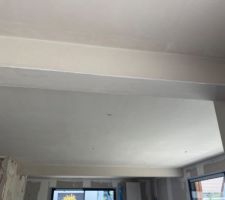 Plâtre des plafonds en cours
