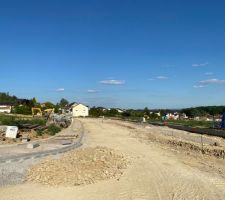 Mise en chantier des routes