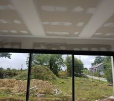 Placo de la pi&egrave;ce de vie