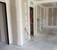 Placo de la pi&egrave;ce de vie